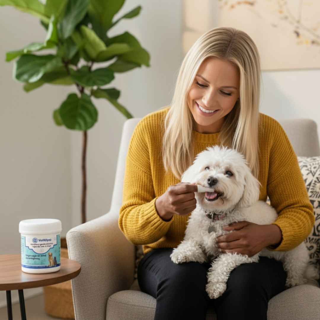 VetWipes™ – Enkel munvård för hundar