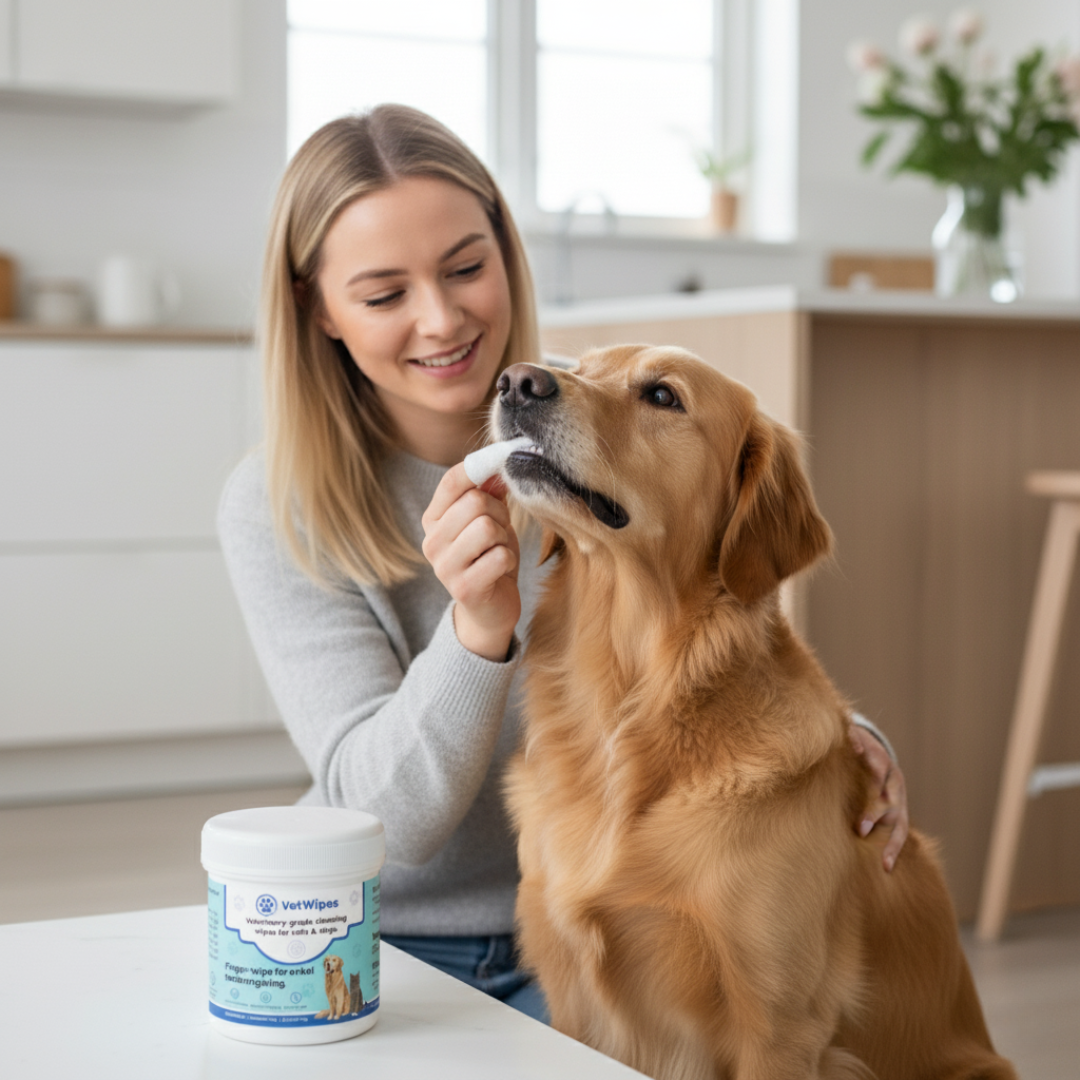 VetWipes™ – Enkel munvård för hundar